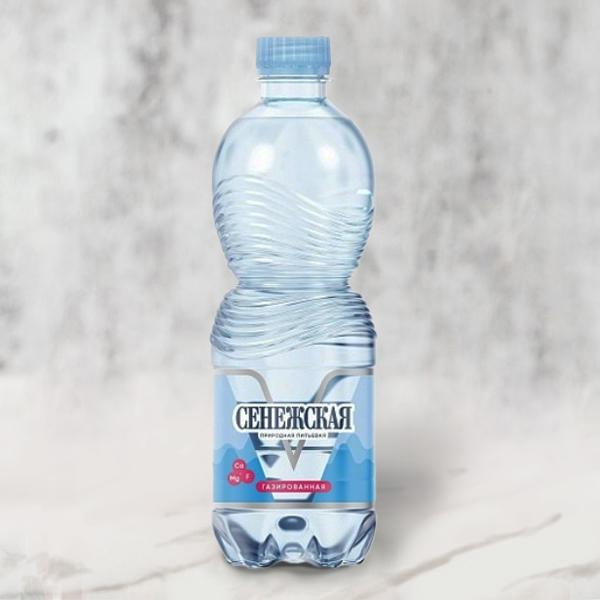 Вода Сенежская с газом  - Напитки | MOSCOW FOOD - доставка фуршетных блюд